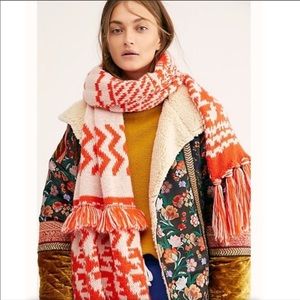 Free people Mile High Fringe Scarf